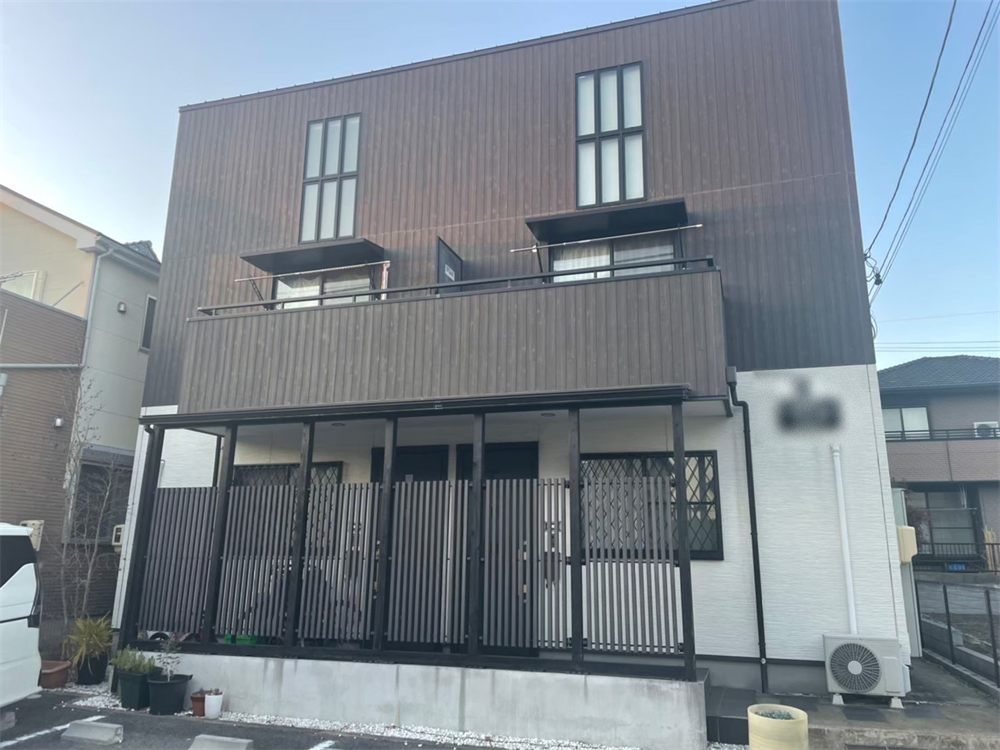 施工前の3階建て住宅