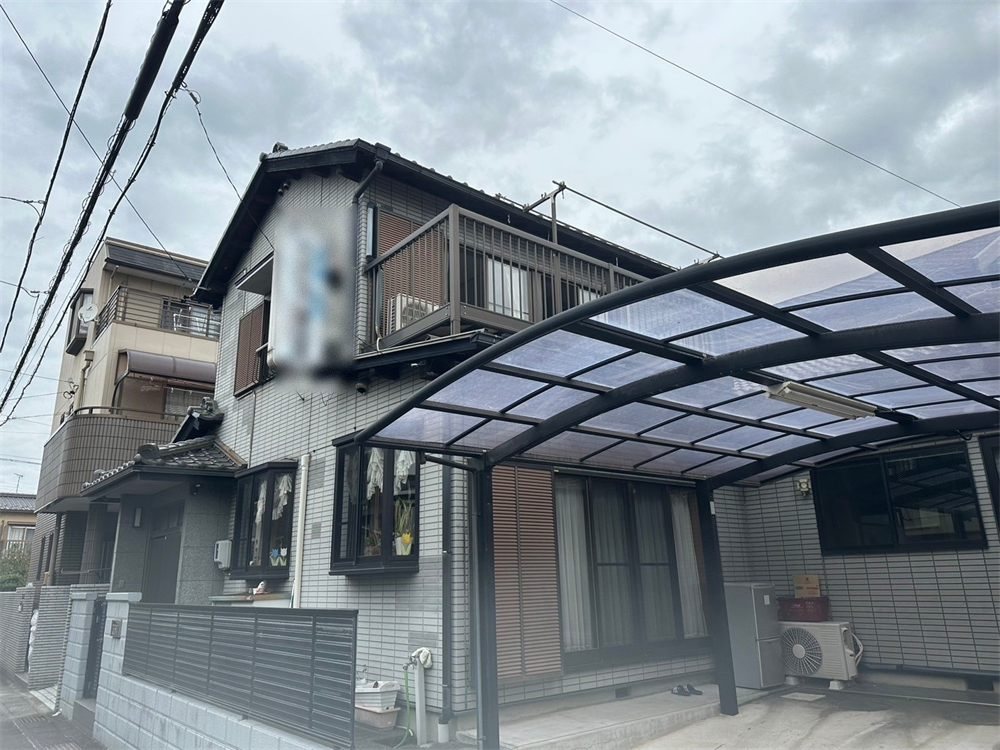 施工前の戸建て
