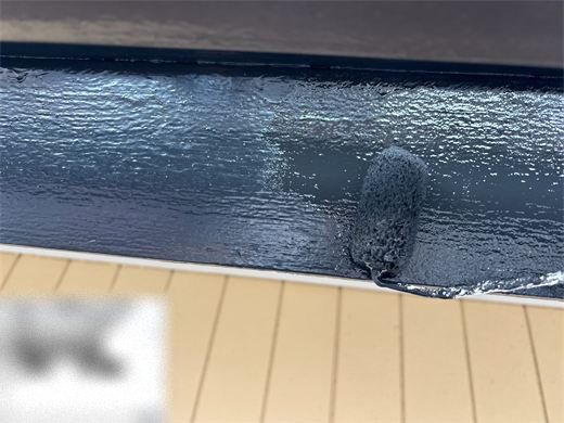 破風板 上塗り2回目